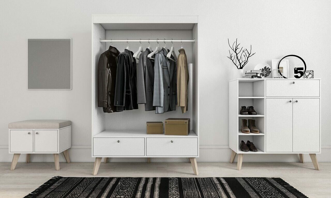 скандинавский шкаф для одежды