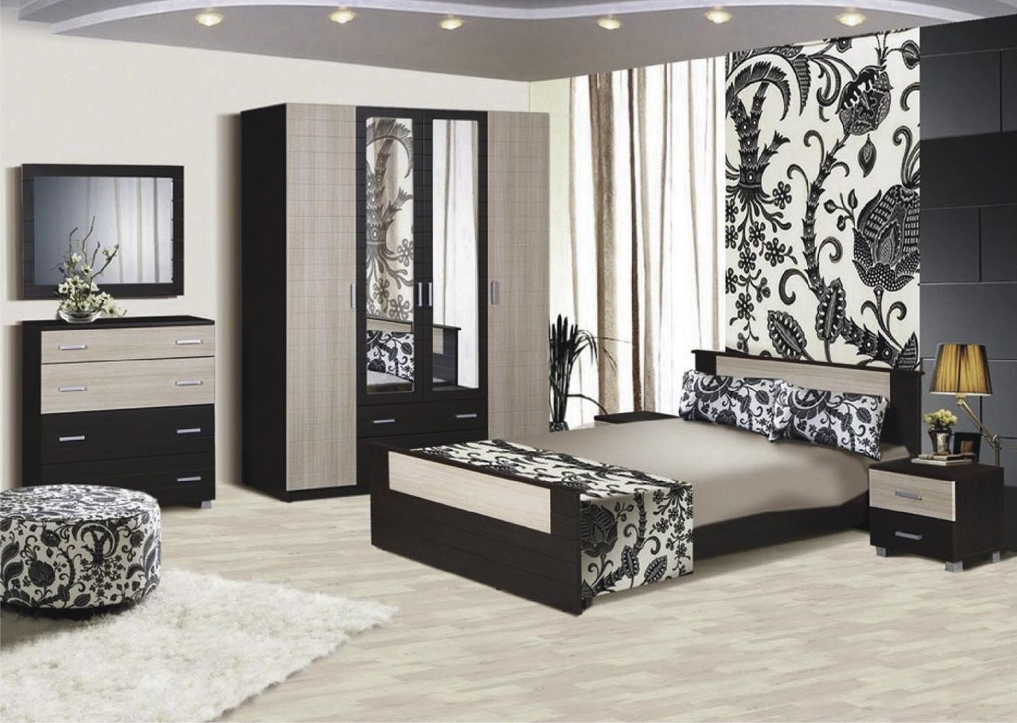 спальный гарнитур дизайн спальни